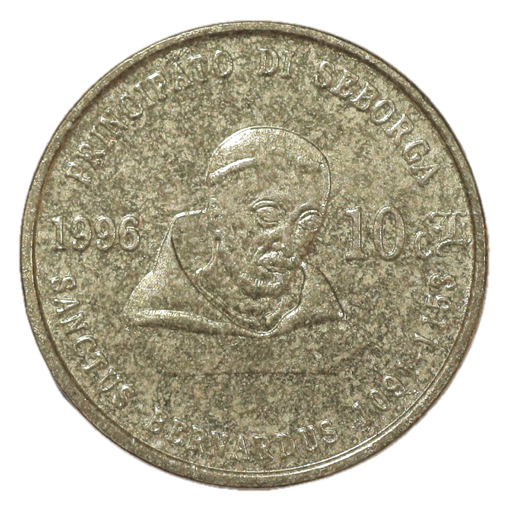Italie, Seborga - Giorgio Ier, 10 centimes, 1996