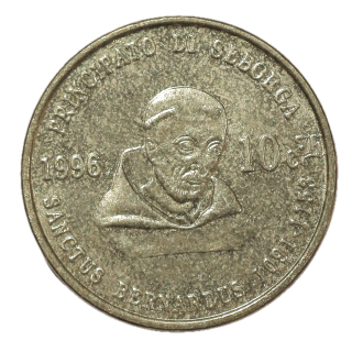 Italie, Seborga - Giorgio Ier, 10 centimes, 1996