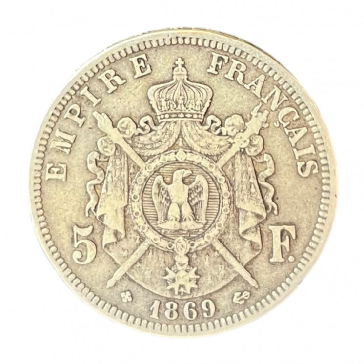 5 Francs Napoléon III 1869 BB