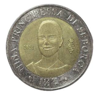 Italie, Seborga - Princesse Nina, 1 1/2 Luigini, 2024