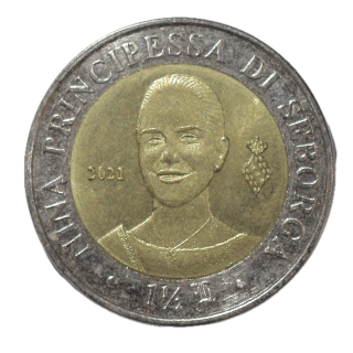 Italie, Seborga - Princesse Nina, 1 1/2 Luigini, 2024