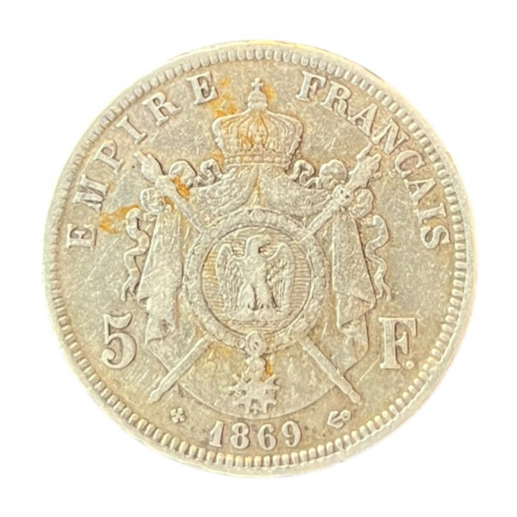 5 Francs Napoléon III 1869 BB