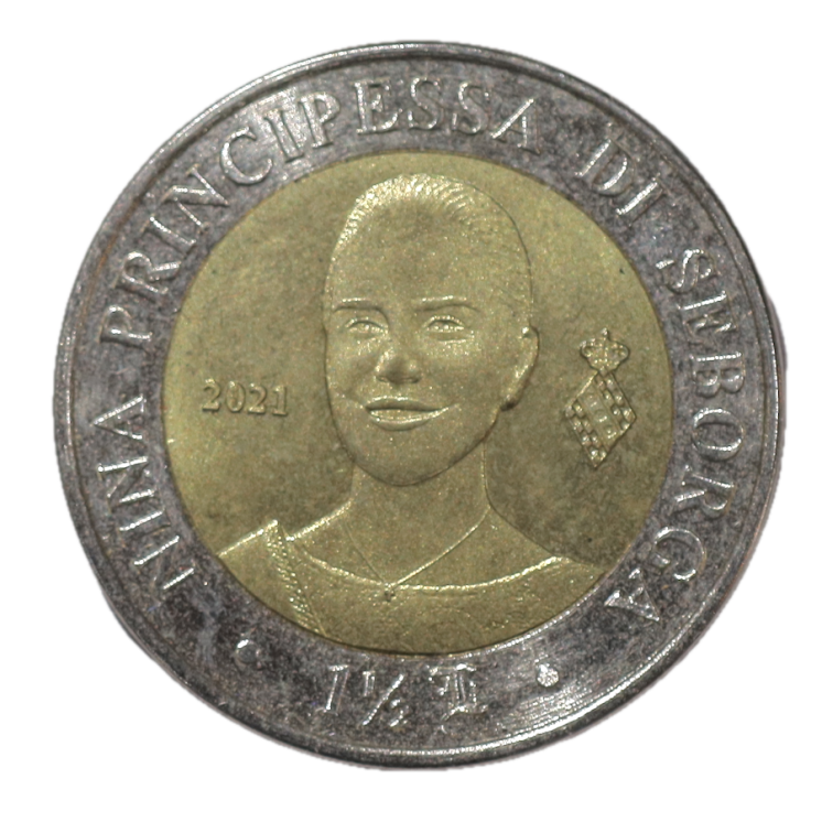 Italie, Seborga - Princesse Nina, 1 1/2 Luigini, 2024