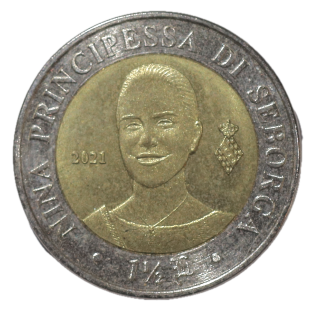 Italie, Seborga - Princesse Nina, 1 1/2 Luigini, 2024