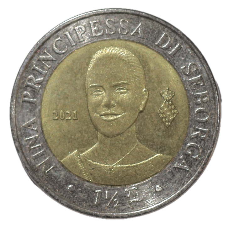Italie, Seborga - Princesse Nina, 1 1/2 Luigini, 2024