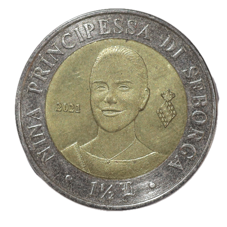 Italie, Seborga - Princesse Nina, 1 1/2 Luigini, 2024