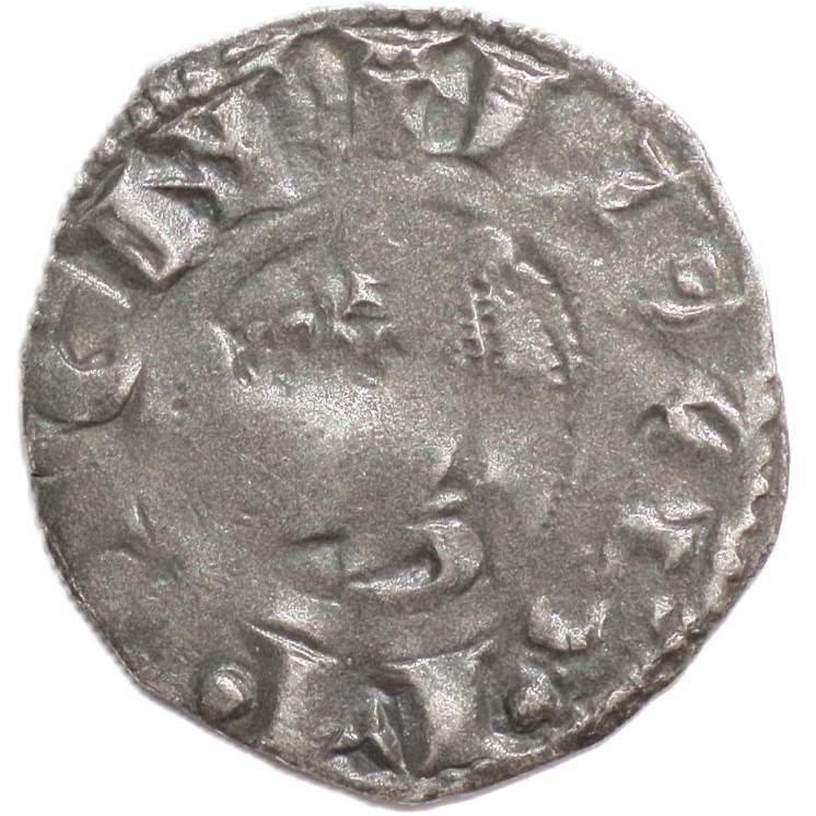France -Archevêché de Vienne, Denier Ag, S.M Vienna, R/Maxima.Gall, B. 1046