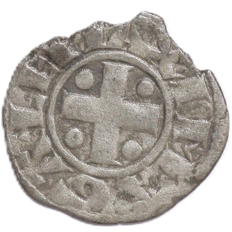France - Dauphine, Archevêché de Vienne, Denier Ag., S.M Vienna, R/Maxima Gall, B. 1046
