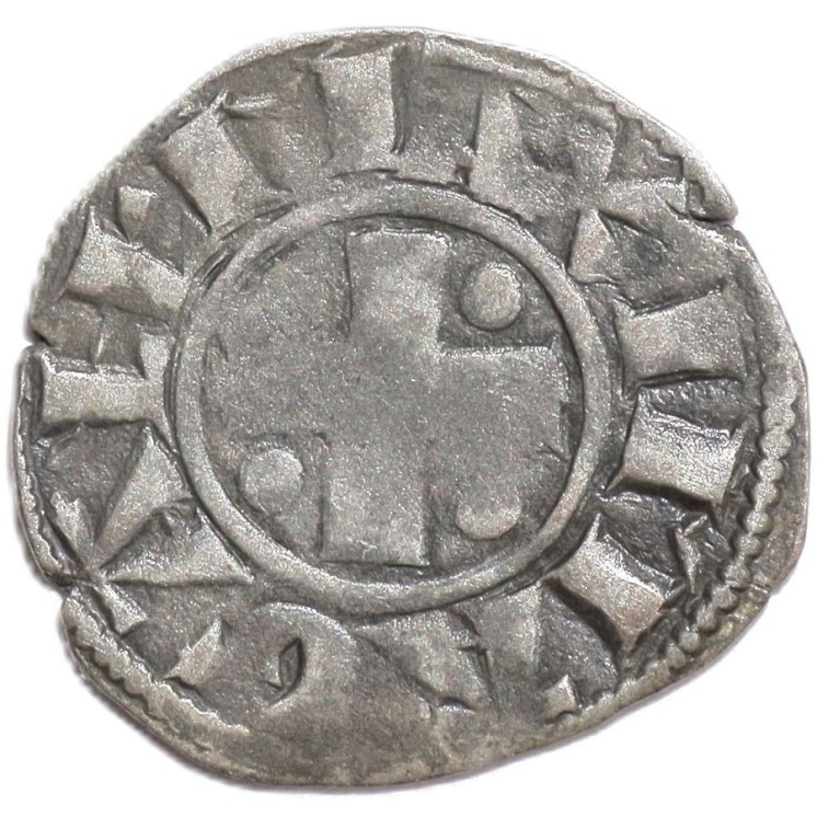 France - Dauphine, Archevêché de Vienne, Denier Ag., S.M Vienna, R/Maxima Gall, B. 1046