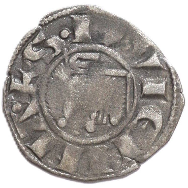 France - Dauphine, Archevêché de Vienne, Denier Ag., S.M Vienna, R/Maxima Gall, B. 1046