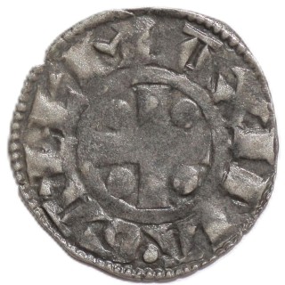 France - Dauphine, Archevêché de Vienne, Denier Ag., S.M Vienna, R/Maxima Gall, B. 1046