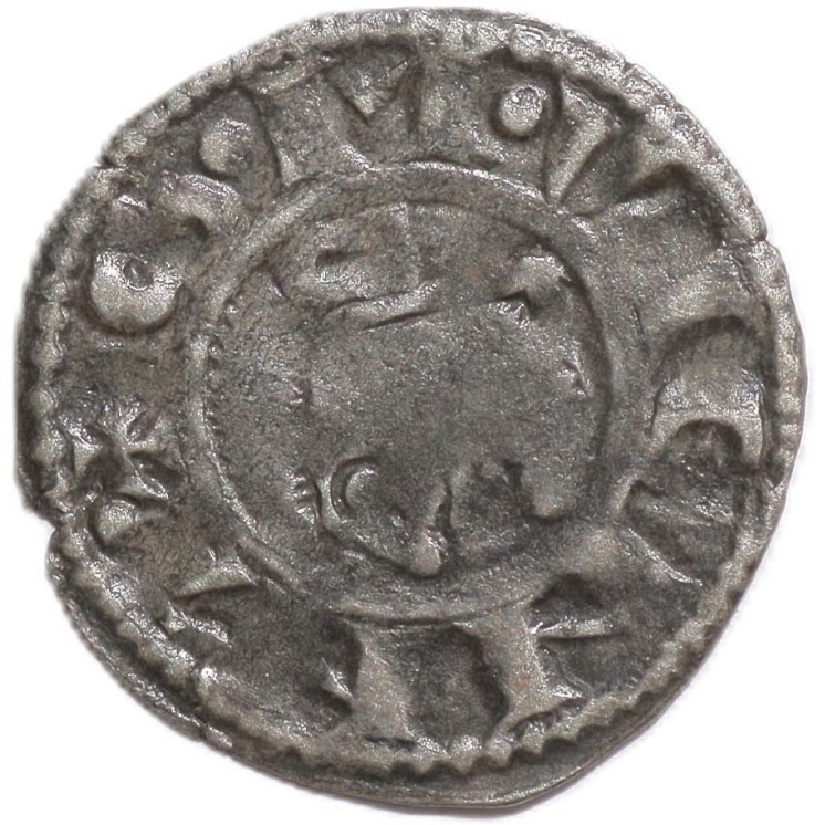 France - Dauphine, Archevêché de Vienne, Denier Ag., S.M Vienna, R/Maxima Gall, B. 1046