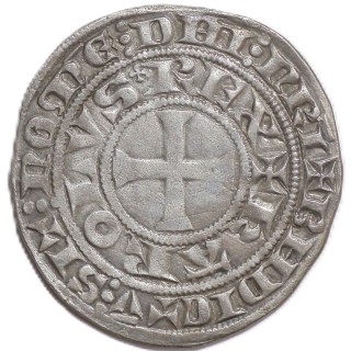 France - Charles IV (1322-1328), Maille blanche, 1ère émission