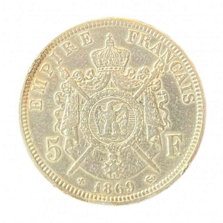 5 Francs Napoléon III 1869 BB