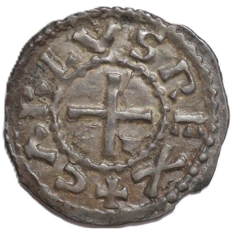 France - Charles le Chauve (832-877), Denier (Clermont Ferrant)