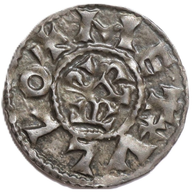 France - Charles le Chauve (832-877), Denier (Melle)