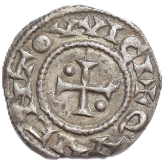 France - Charles le Chauve (832-877), Denier (Quentovis)