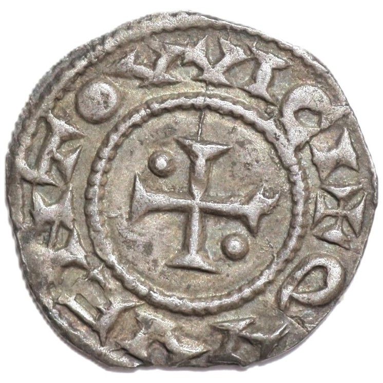 France - Charles le Chauve (832-877), Denier (Quentovis)