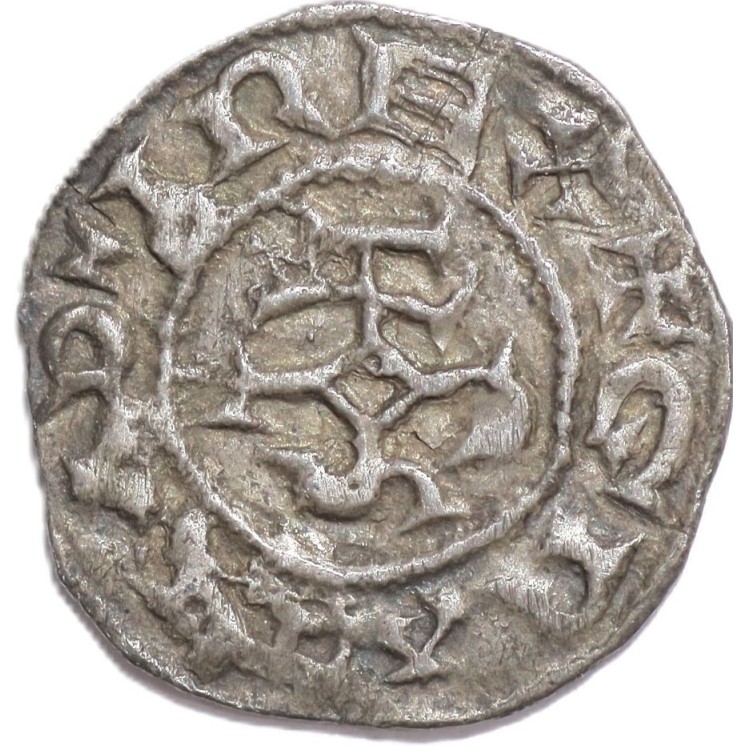 France - Charles le Chauve (832-877), Denier (Quentovis)