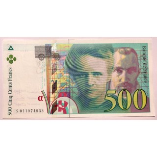 France - 500 Francs Pierre et Marie Curie, 1994