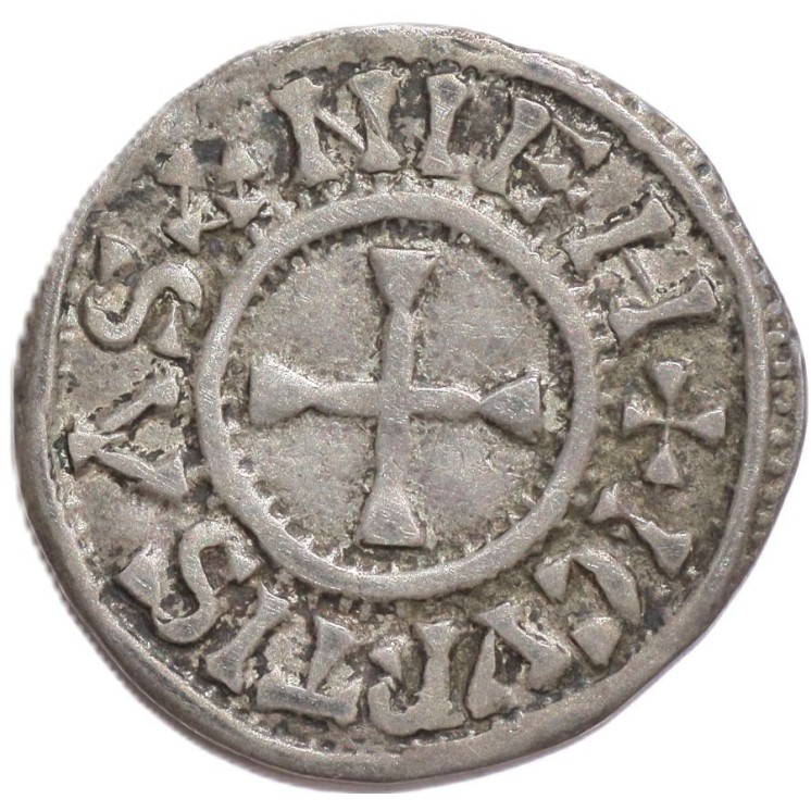 France - Charles le Chauve (832-877), Denier (La court sessin)