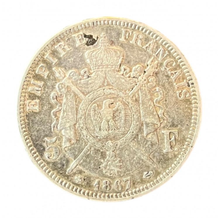 5 Francs Napoléon III 1867 BB