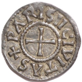 France - Charles le Chauve (832-877), Denier (Paris)