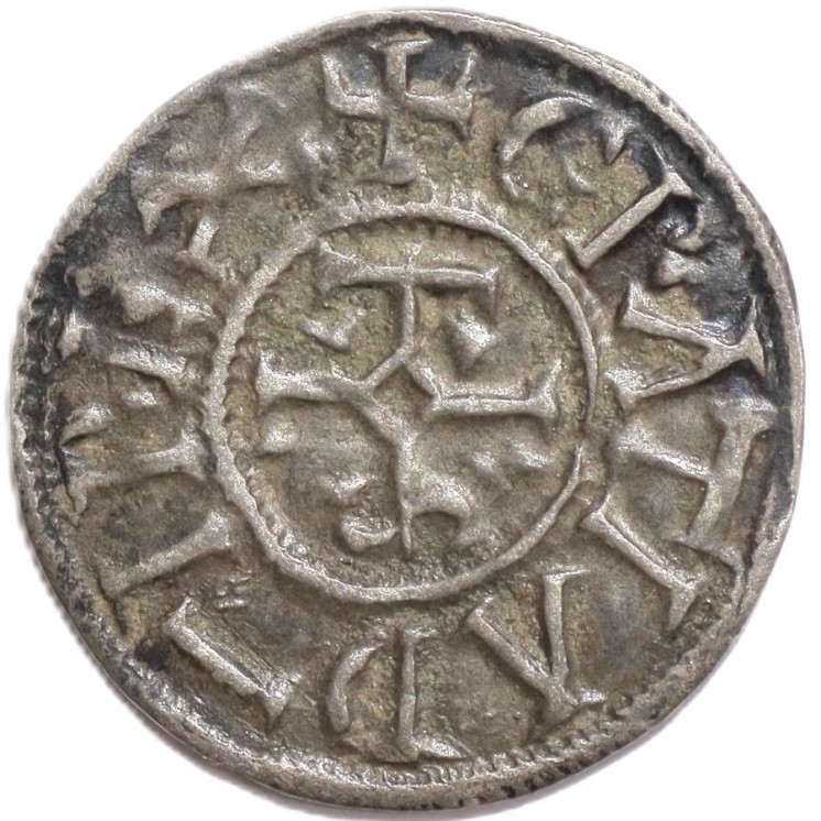 France - Charles le Chauve (832-877), Denier (Rennes)