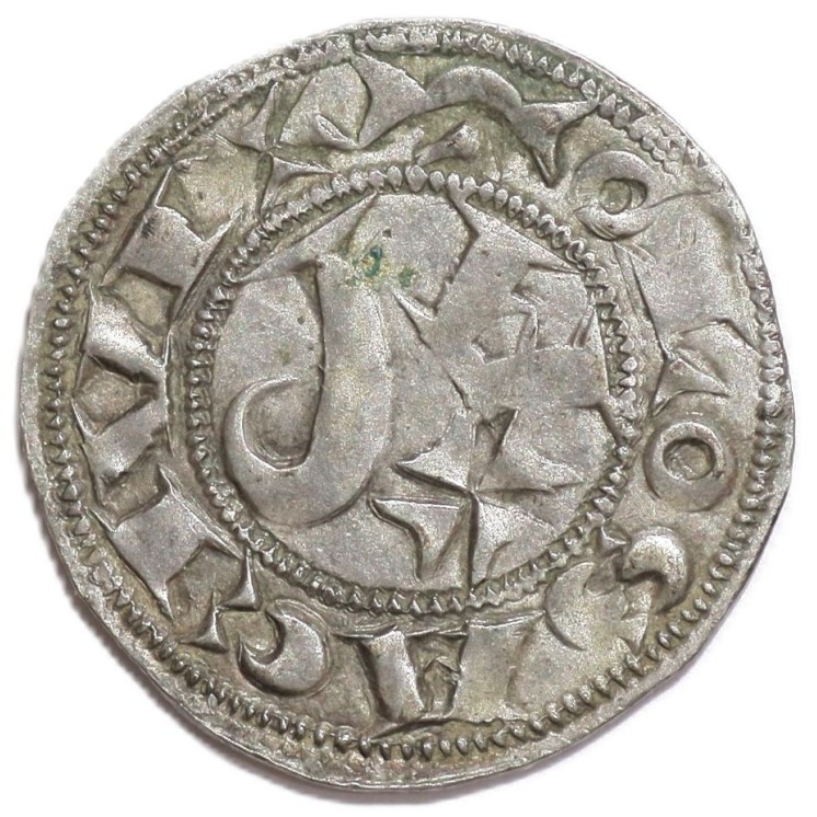 France - Languedoc, Comté de Toulouse, Alphonse Jourdain (1112-1148), Denier Ar.