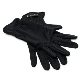Leuchtturm - Paire de gants en microfibre noirs, taille M/L