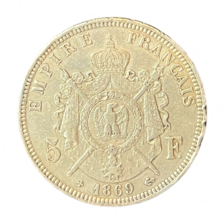 5 Francs Napoléon III 1869 BB