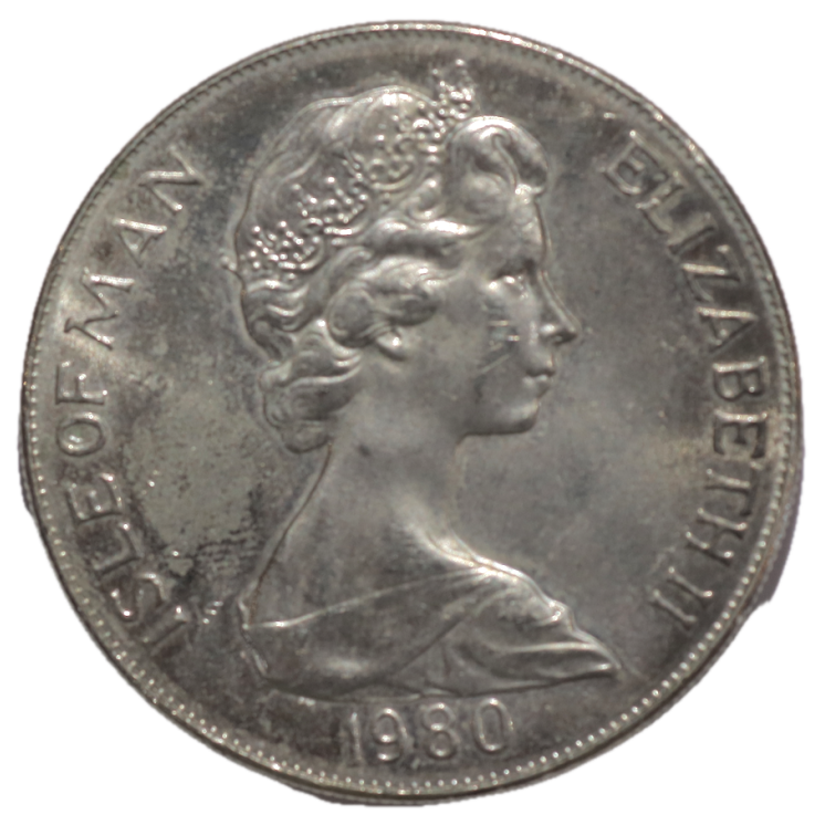 Royaume-Uni, Ile du Man - Elisabeth II (1952-2022), 1 couronne, 1980