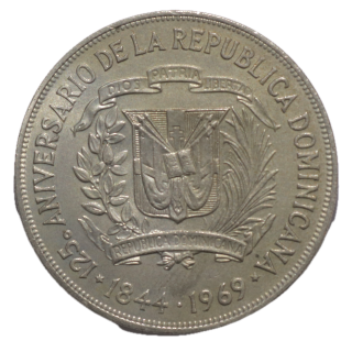 République Dominicaine - 1 Peso, 1969