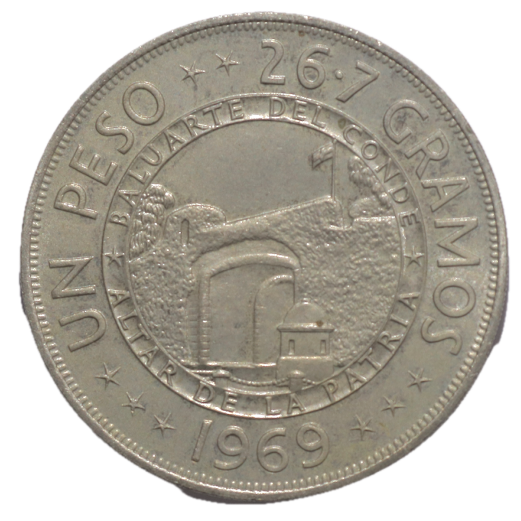 République Dominicaine - 1 Peso, 1969