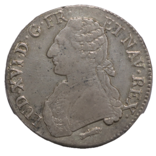 France - Louis XVI (1774-1793), Ecu aux branches d'olivier, 1782, Q (Perpignan)