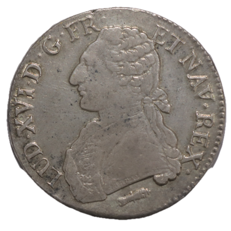 France - Louis XVI (1774-1793), Ecu aux branches d'olivier, 1782, Q (Perpignan)