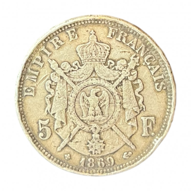 5 Francs Napoléon III 1869 BB