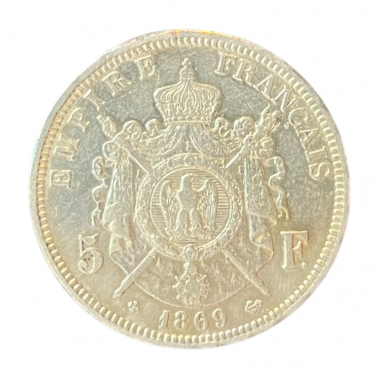 5 Francs Napoléon III 1869 BB