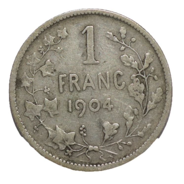 Belgique - Léopold II (1865-1909), 1 Franc, 1904