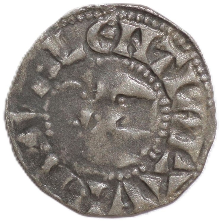 France - Dauphiné, Evêché de Valence & Dié, Denier Ar, VRBS Valentiai, R/S Apollinars, B. 1021