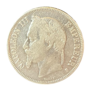 5 Francs Napoléon III 1870 BB