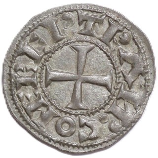 France - Languedoc, Comté de Toulouse (1105-1112), Bertrand, Denier Ar, B.713