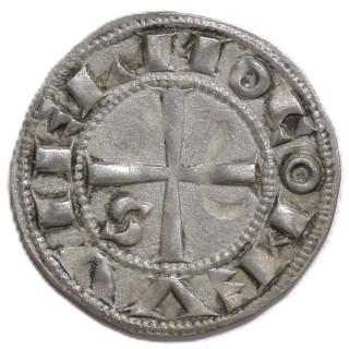 France - Languedoc, Comté de Toulouse, Guillaume IX (1098-1100), Denier Ar, B.710