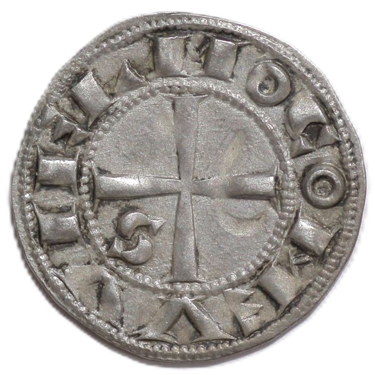 France - Languedoc, Comté de Toulouse, Guillaume IX (1098-1100), Denier Ar, B.710