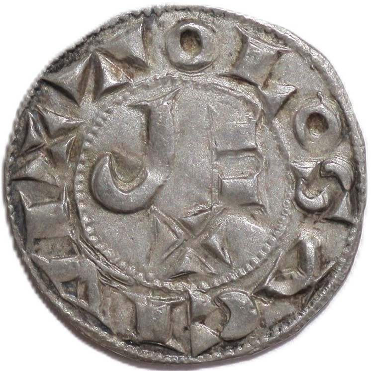 France - Languedoc, Comté de Toulouse, Guillaume IX (1098-1100), Denier Ar, B.710