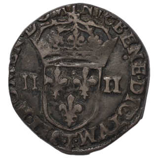 France - Henri IV (1589-1610), 1/4 d'Ecu, 1605, T (Nantes)