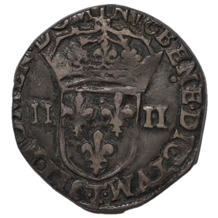 France - Henri IV (1589-1610), 1/4 d'Ecu, 1605, T (Nantes)