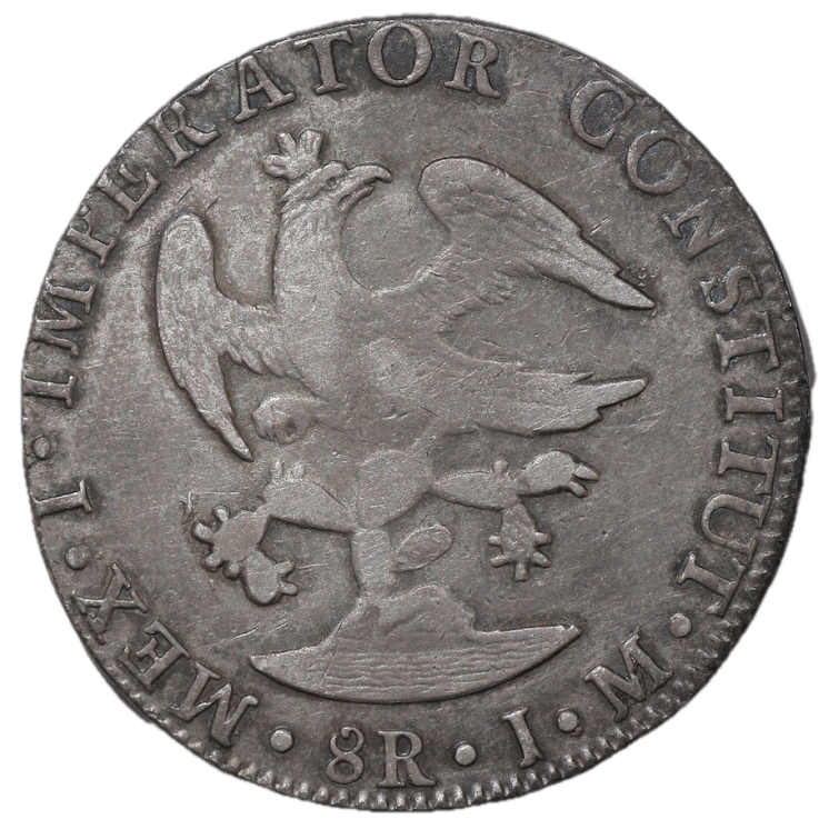Mexique - Augustin I Iturbide (1822-1823), 8 Réales, JM (Mexico)