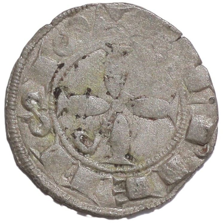 France - Languedoc, Vicomte d'Albi, 1348, Raymond VII, Denier Ar.