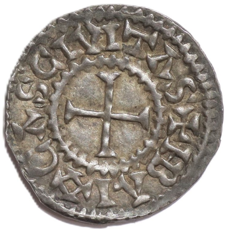 France - Charles le Chauve (832-877), Denier (Bayeux)